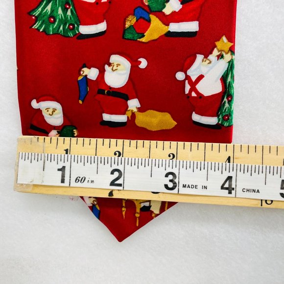 Lot of 2- Jos A Bank Necktie Striped 100% Silk/Noel Christmas Design Polyester - Picture 13 of 16